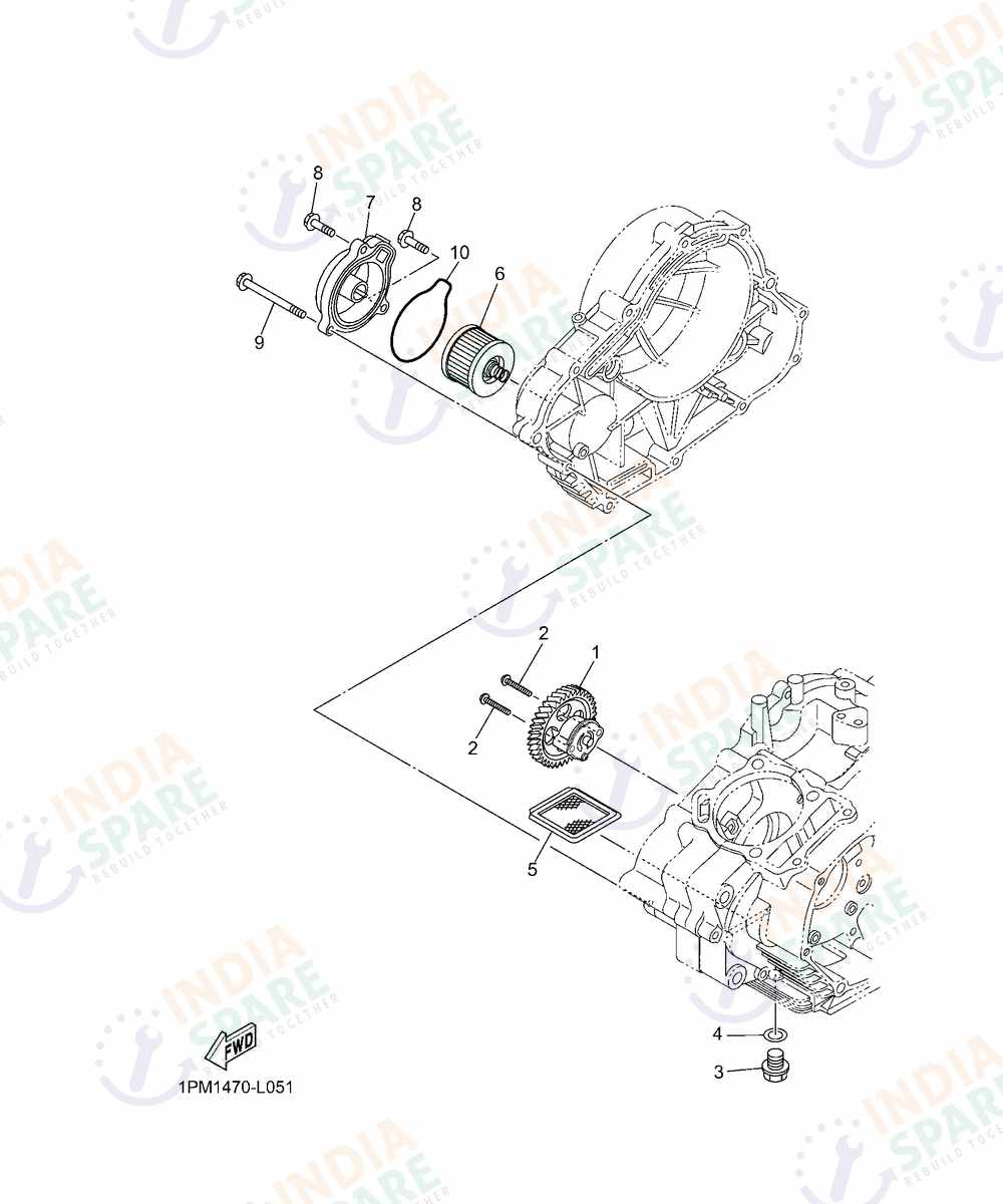 YAMAHA BST3 FZS V4 Series OIL PUMP